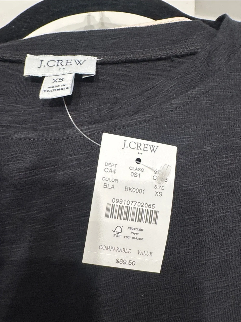 Midi J-Crew t-shirt dress - new with tags!!